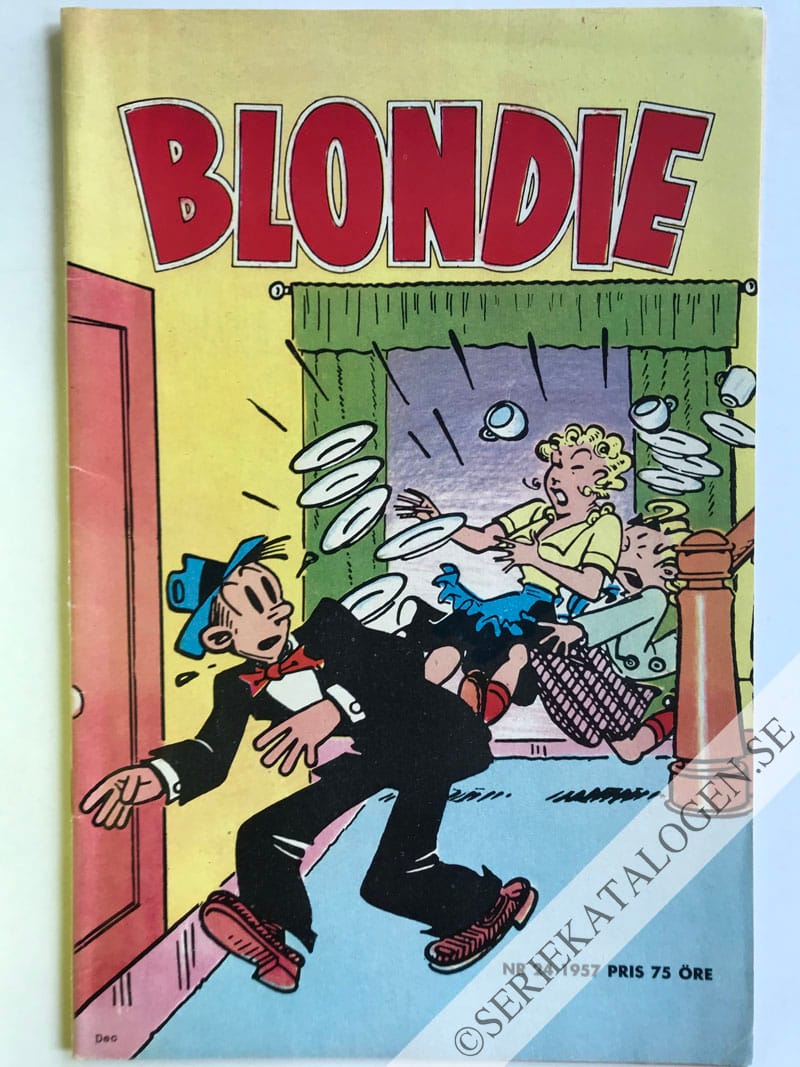 Framsida på Blondie #24 (1957)
