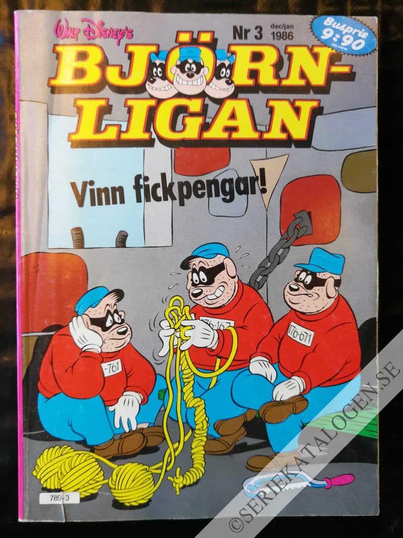Framsida på Björnligan #3 (1986)