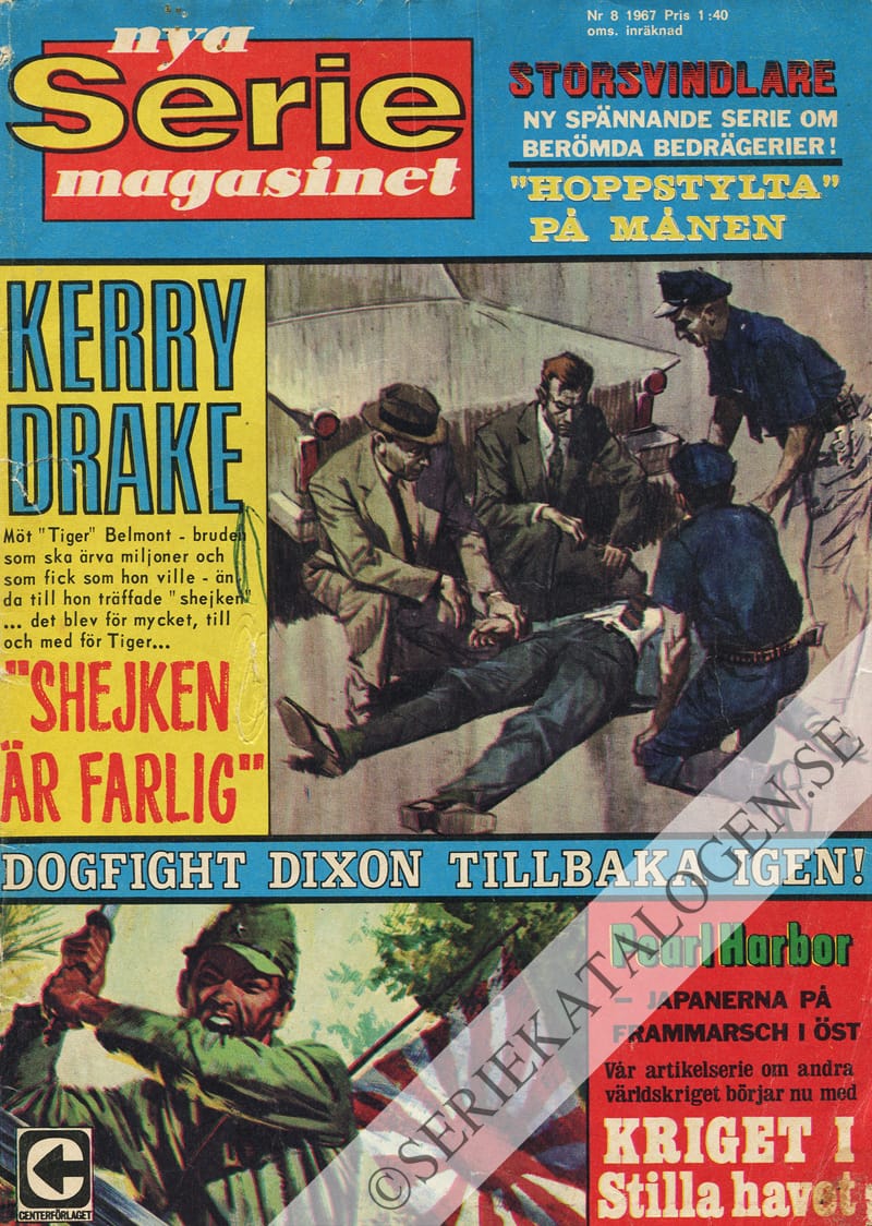 Framsida på Seriemagasinet #8 (1967)