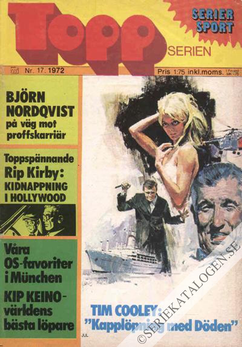 Framsida på Toppserien #17 (1972)