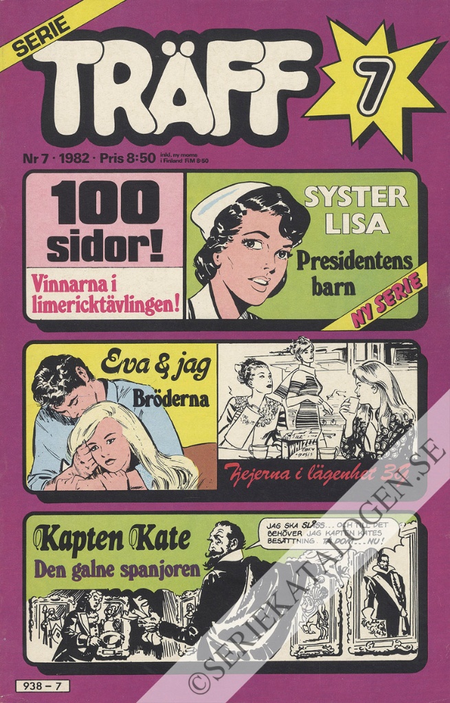 Framsida på Serieträff #7 (1982)
