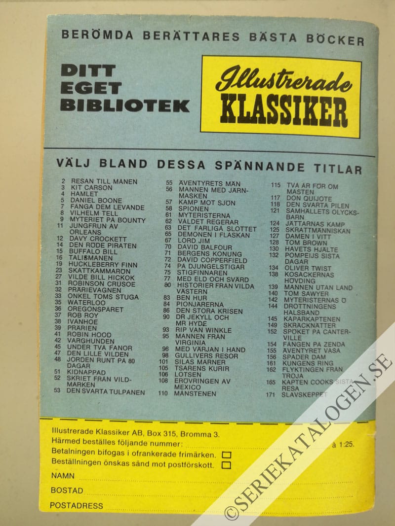 Baksida på Bakom fiendens linjer (1965)