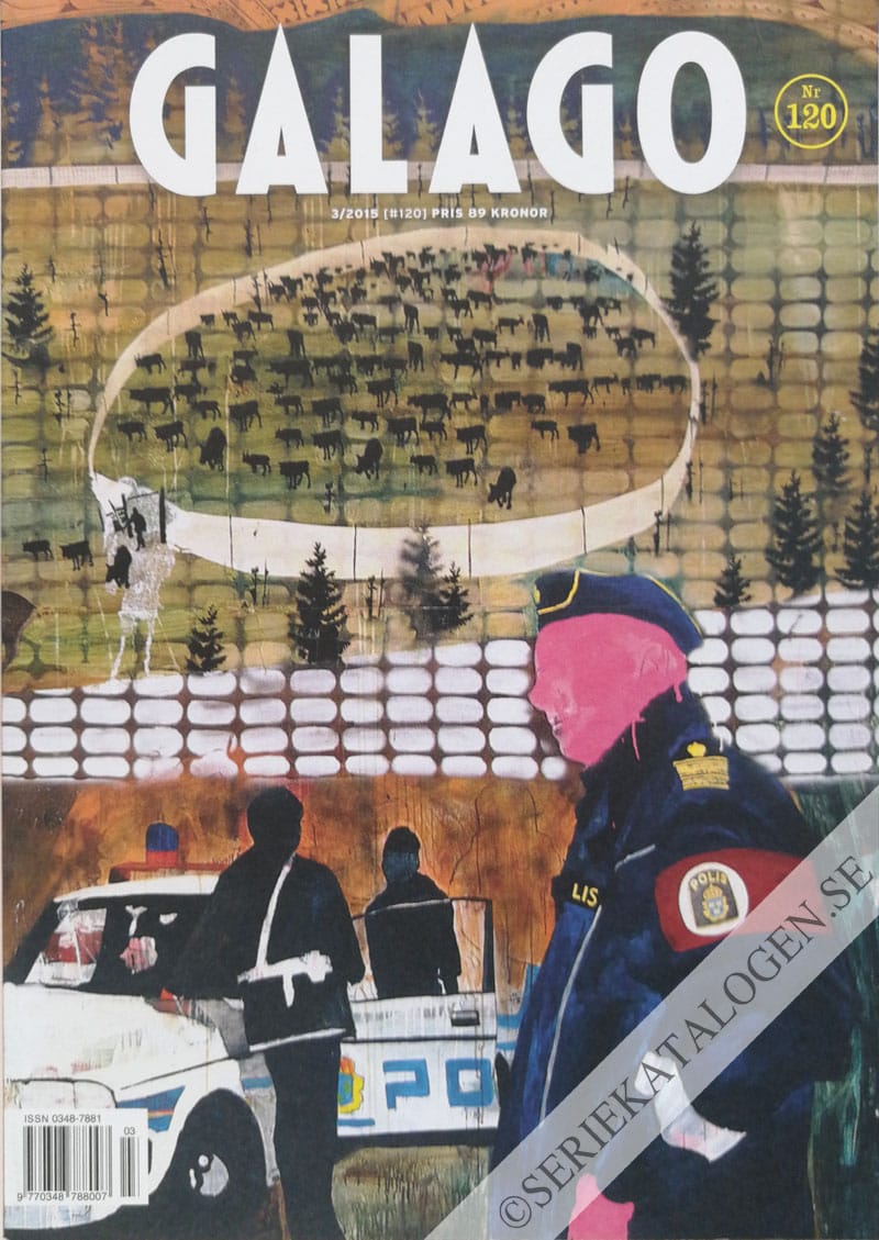 Framsida på Galago #3 (2015)