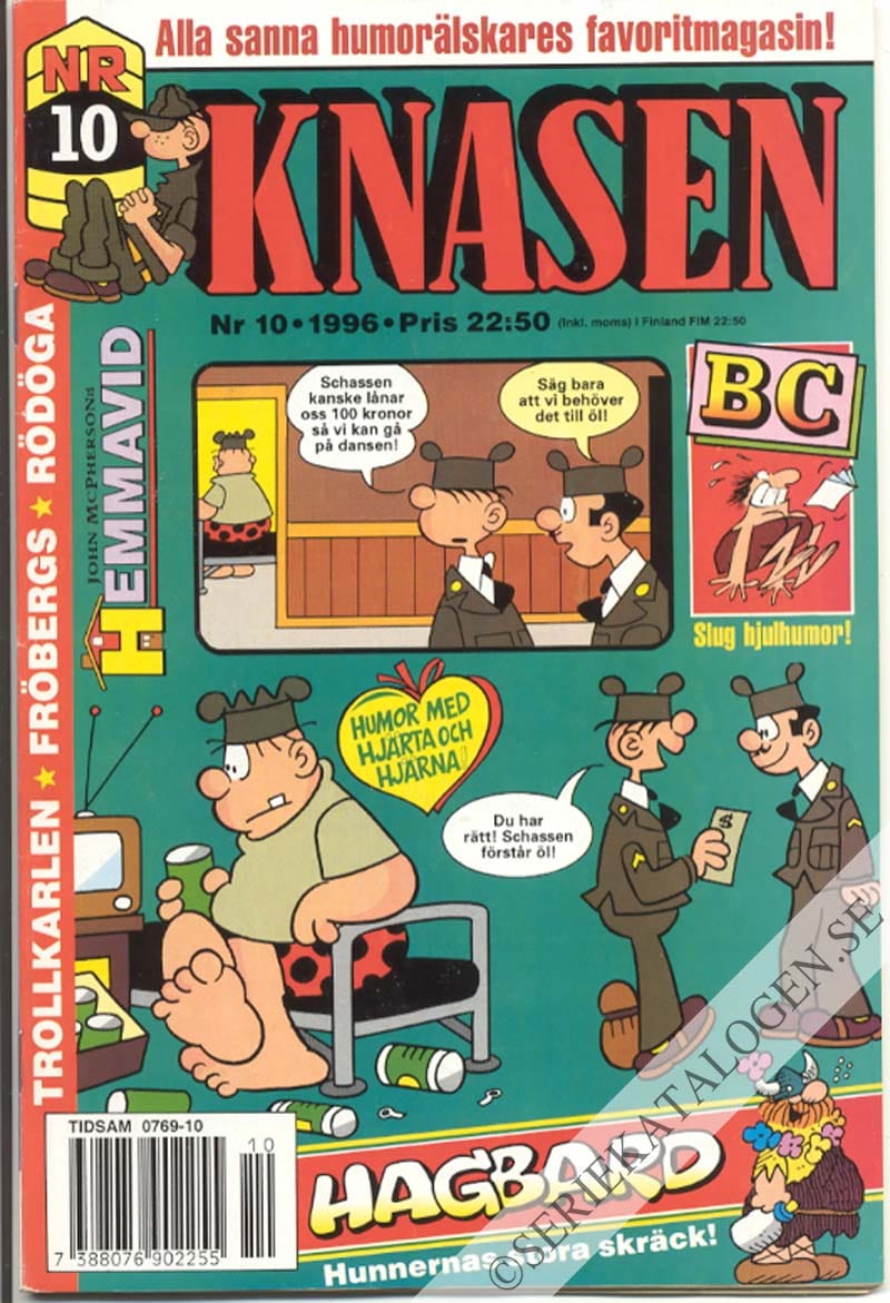 Framsida på Knasen #10 (1996)