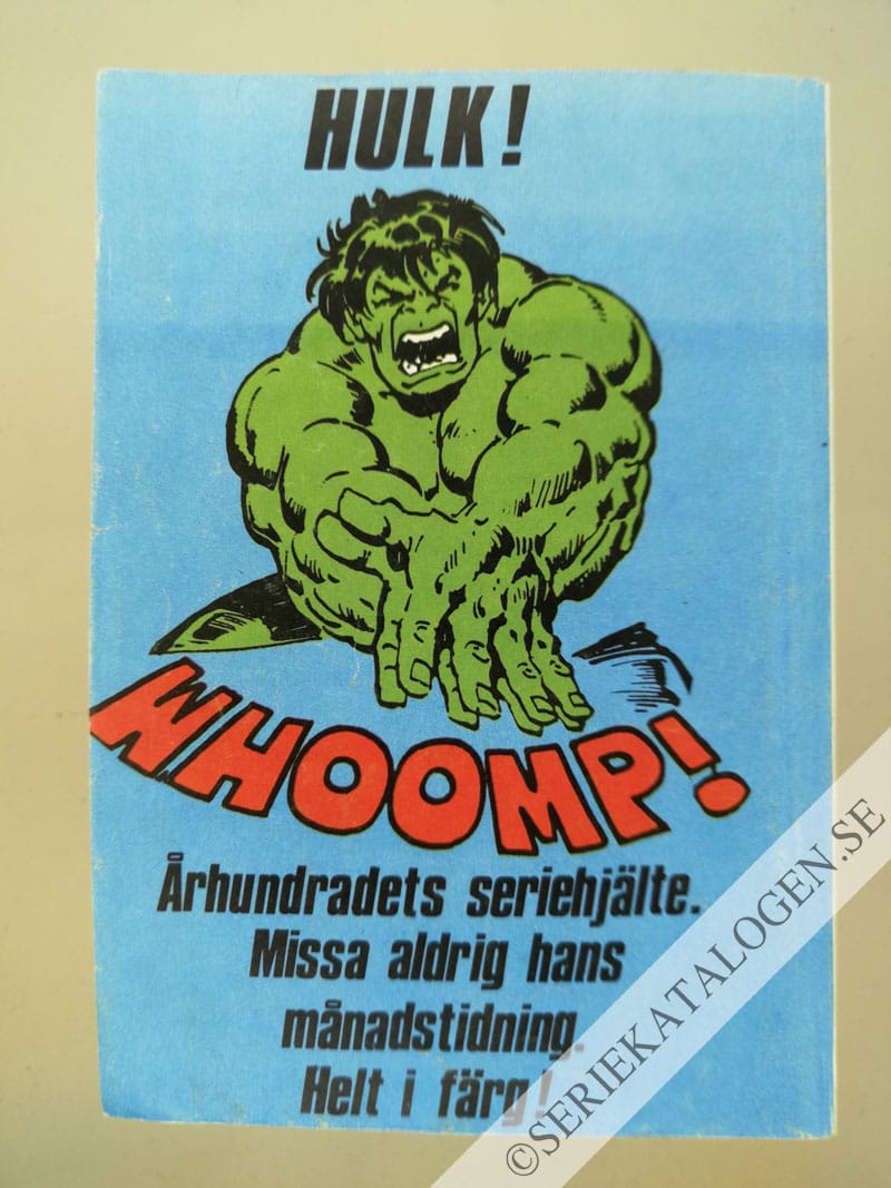 Baksida på Vi kapitulerar aldrig (1982)