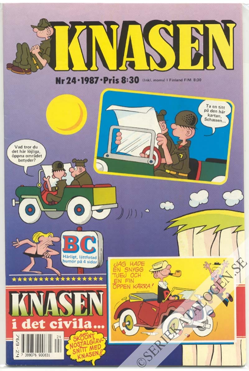 Framsida på Knasen #24 (1987)