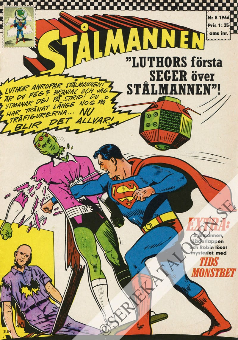 Framsida på Stålmannen #8 (1966)