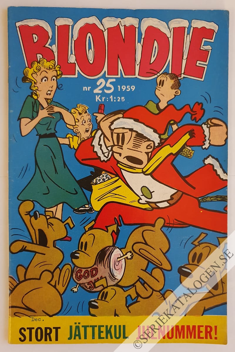 Framsida på Blondie #25 (1959)