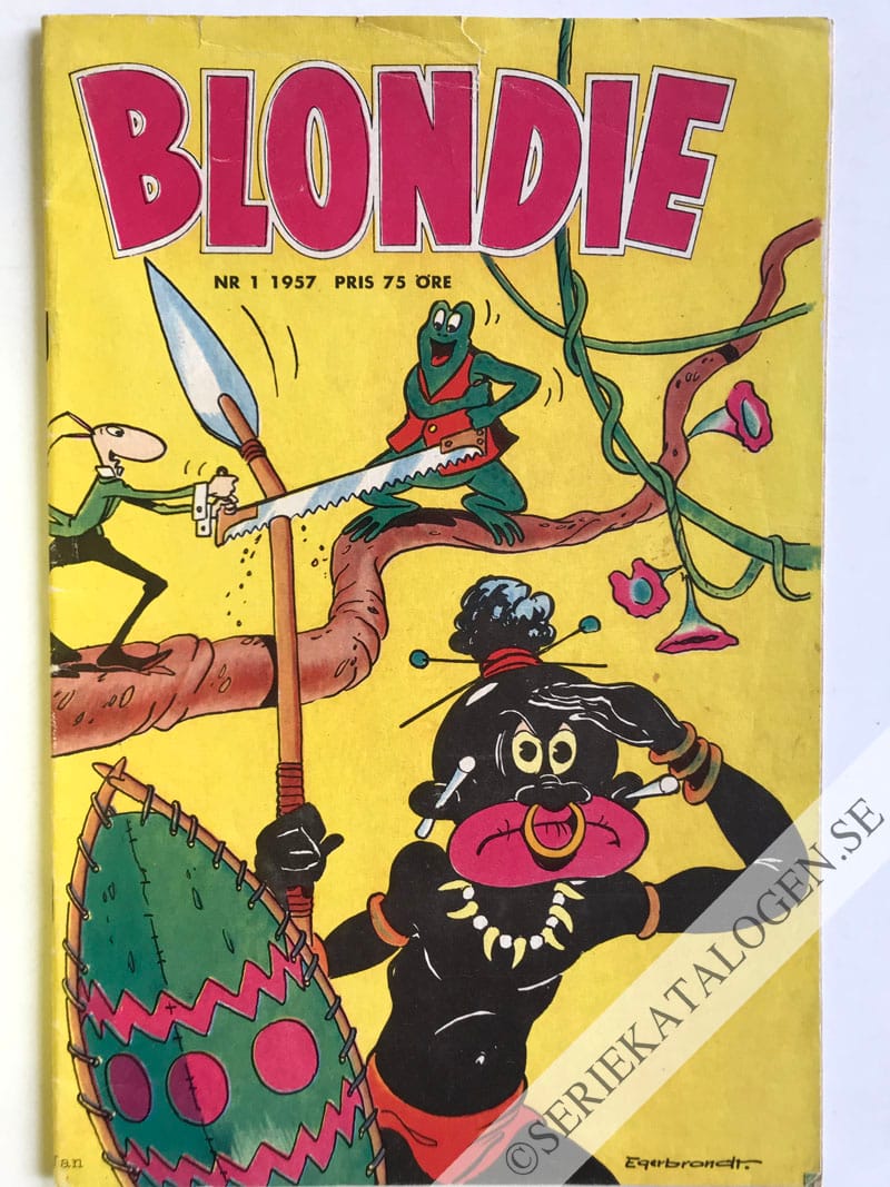 Framsida på Blondie #1 (1957)