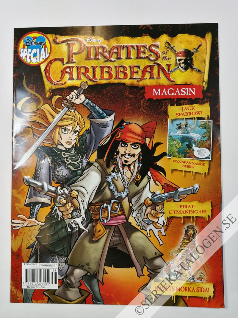 Framsida på Disney special Pirates of the Caribbean (2007)