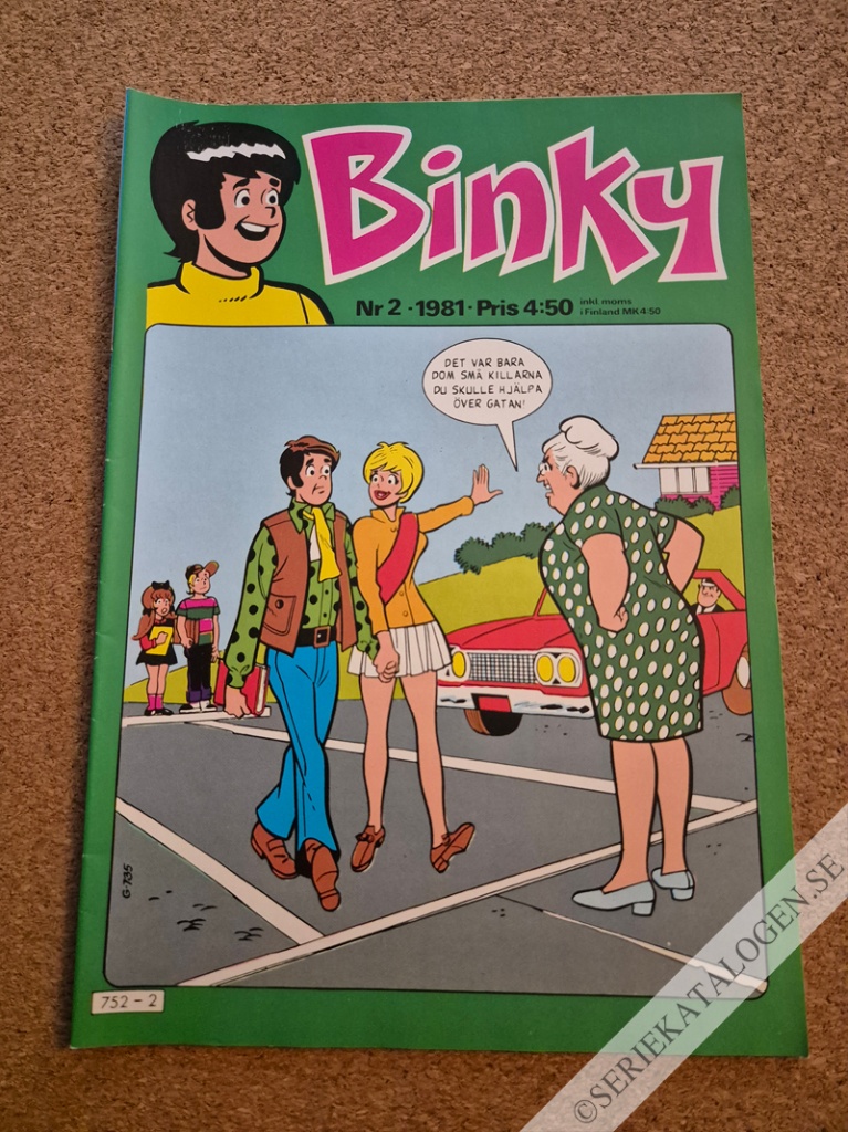 Framsida på Binky #2 (1981)