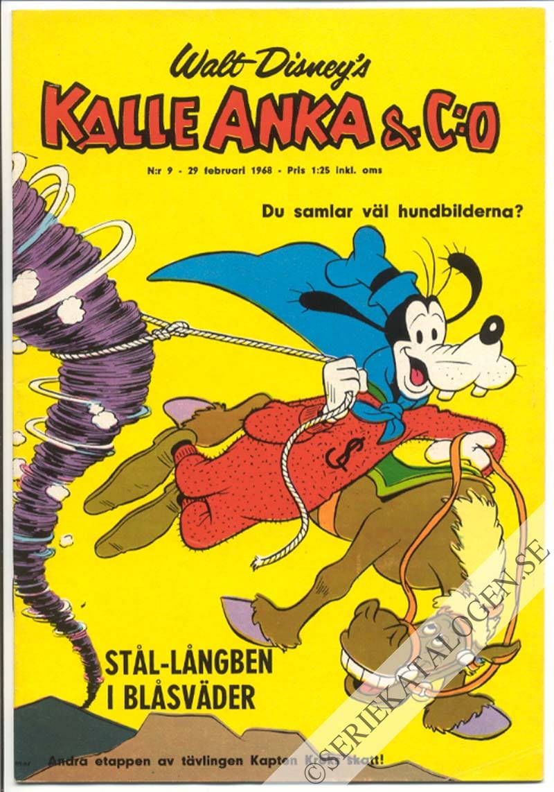 Framsida på Kalle Anka & C:o #9 (1968)