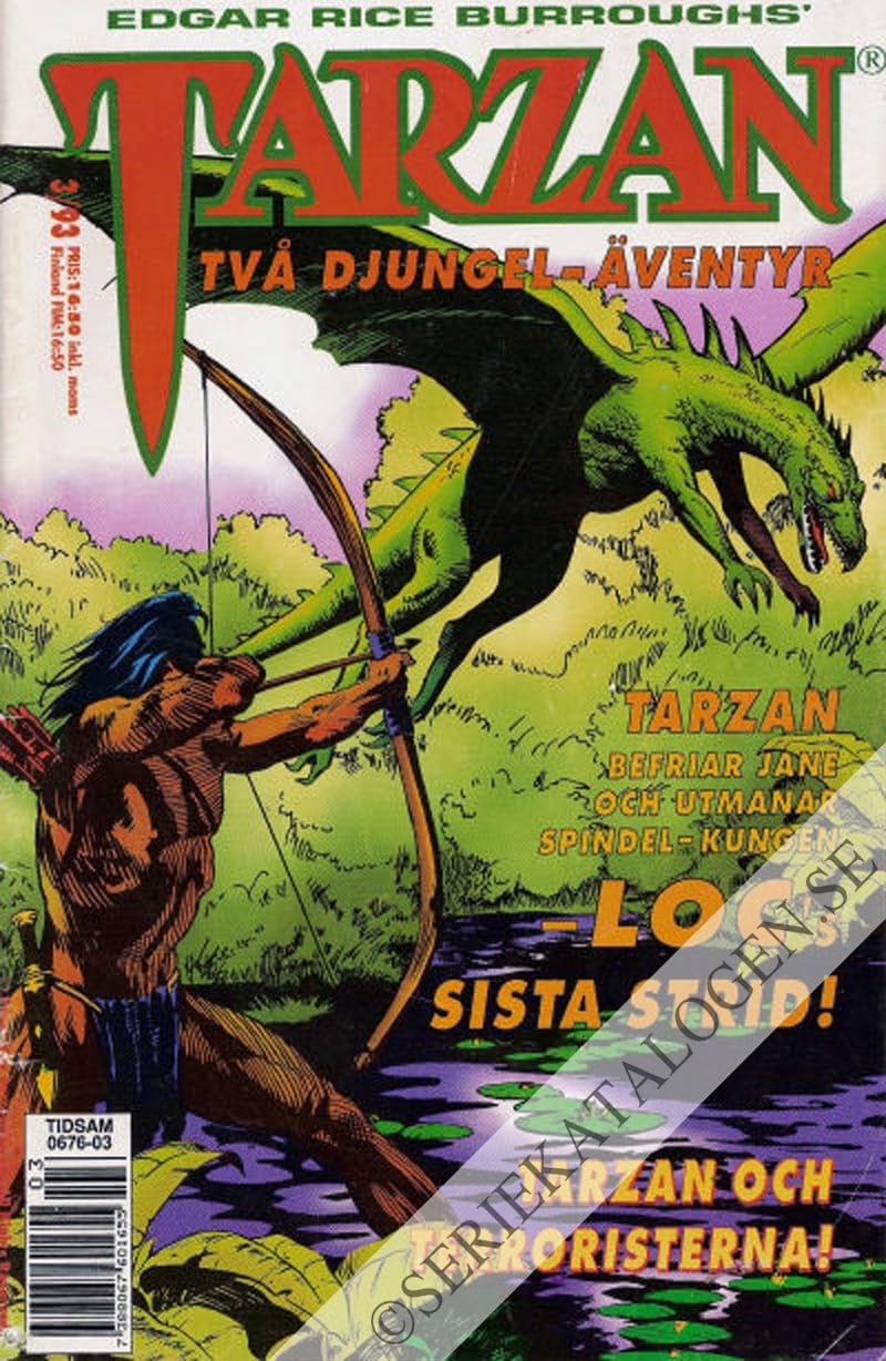 Framsida på Tarzan #3 (1993)