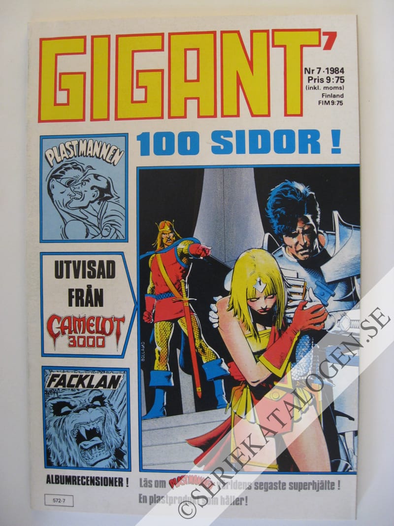 Framsida på Gigant #7 (1984)