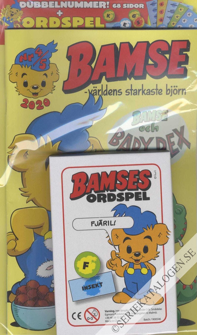 Framsida på Bamse #4-5 (2020)