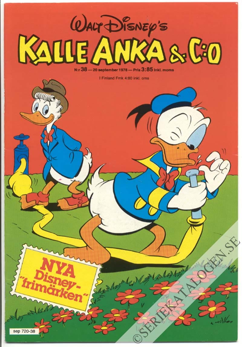 Framsida på Kalle Anka & C:o #38 (1978)