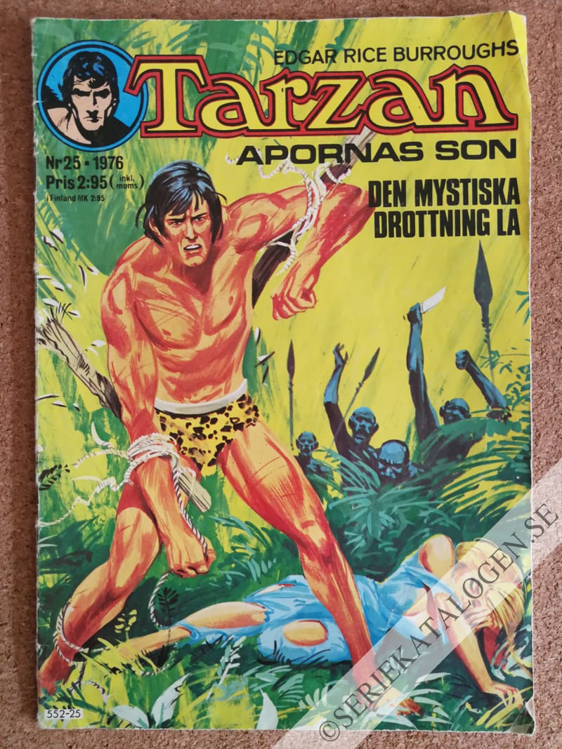 Framsida på Tarzan #25 (1976)