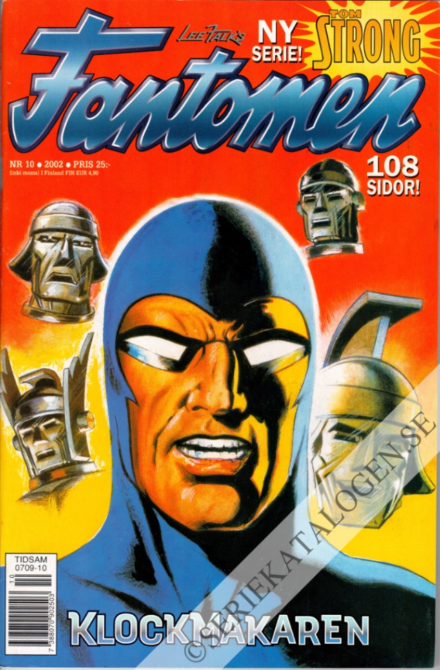 Framsida på Fantomen #10 (2002)