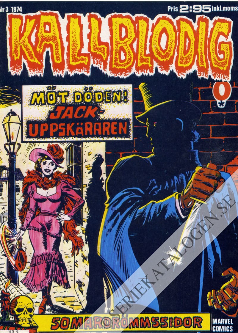 Framsida på Kallblodig #3 (1974)
