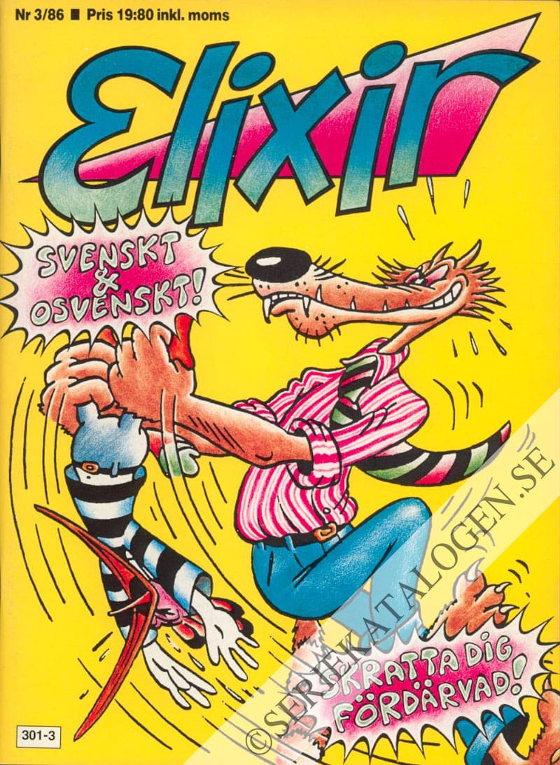 Framsida på Elixir #3 (1986)