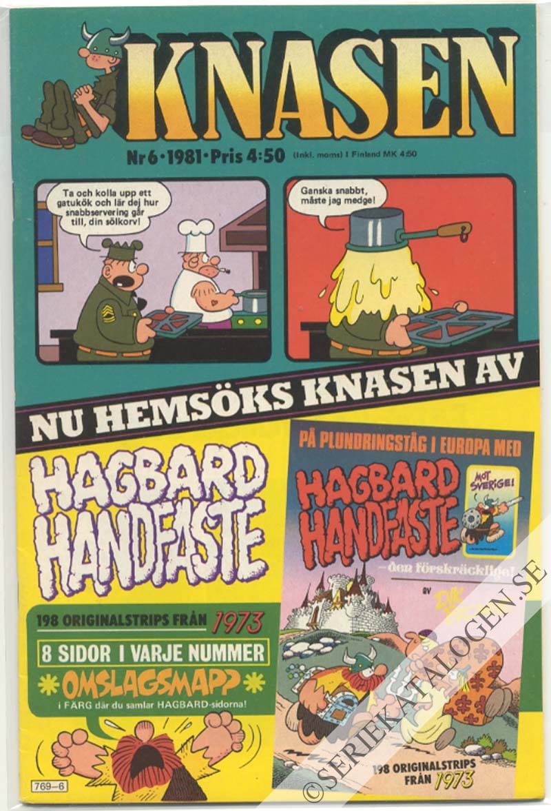 Framsida på Knasen #6 (1981)