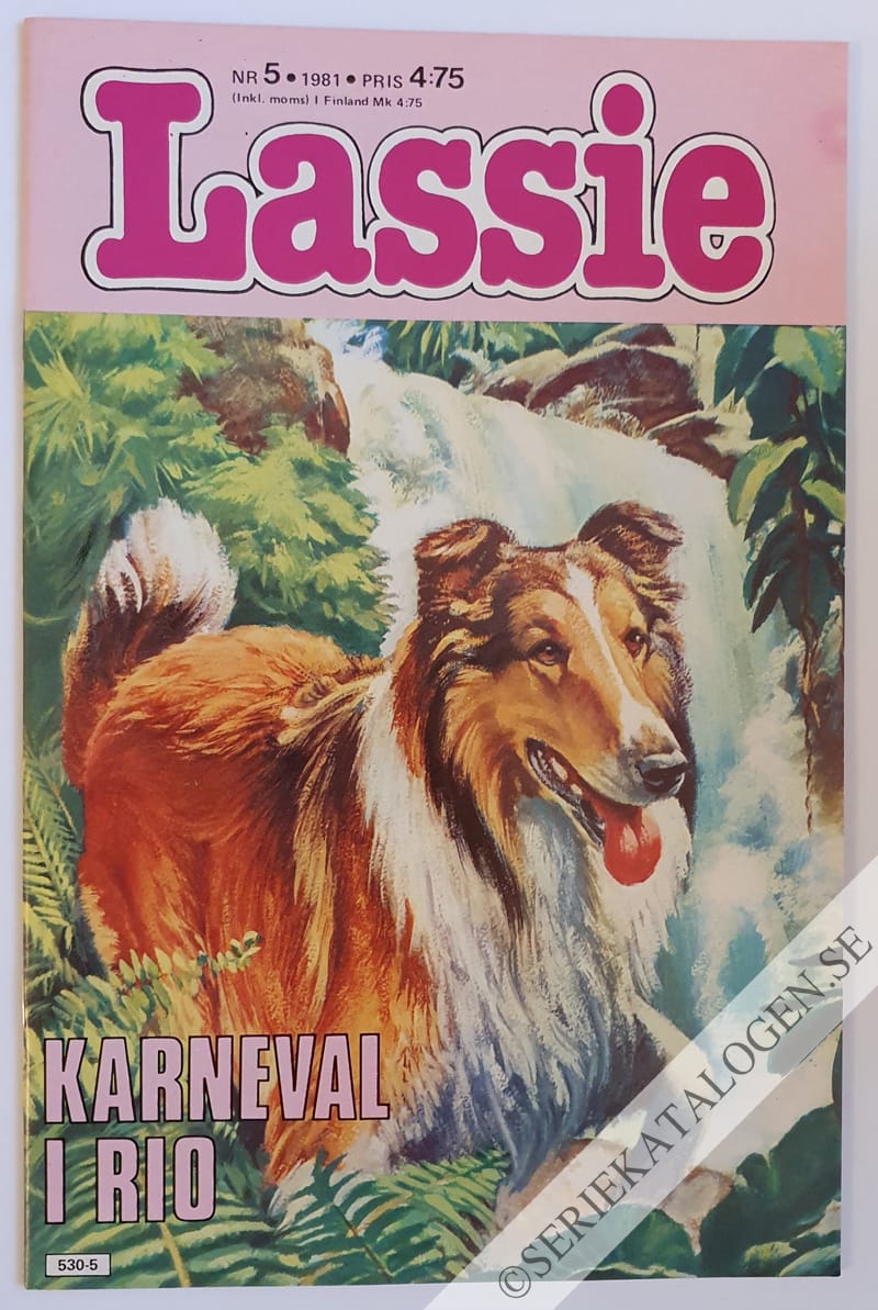 Framsida på Lassie #5 (1981)