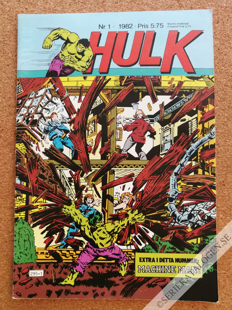 Framsida på Hulk #1 (1982)