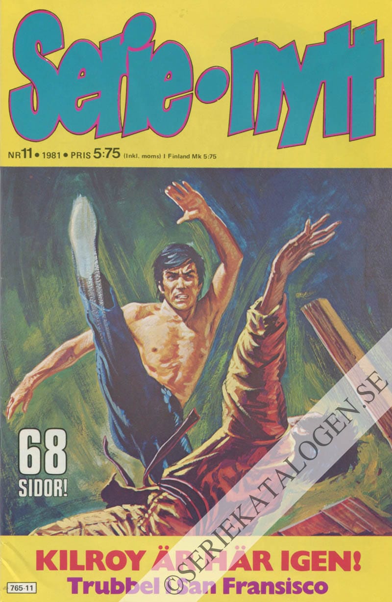Framsida på Serie-Nytt #11 (1981)