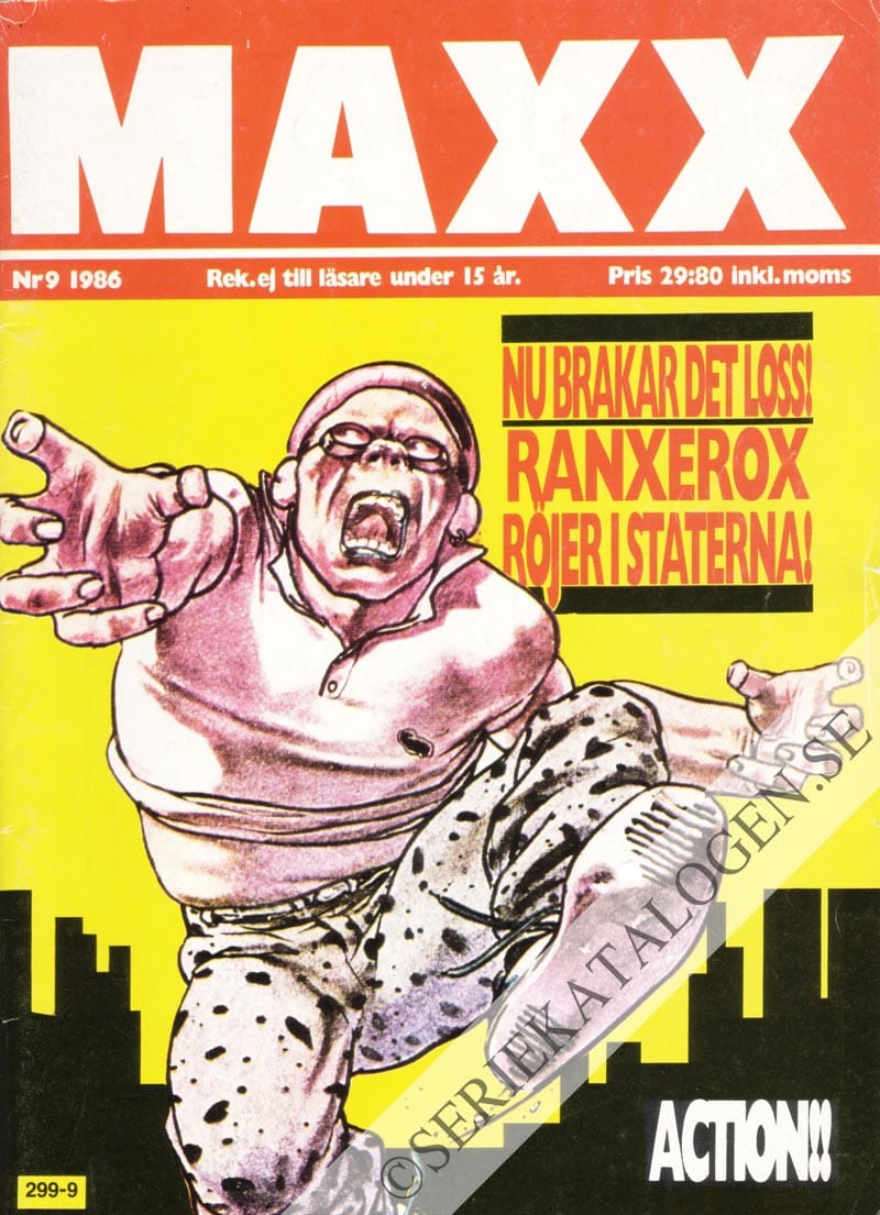 Framsida på Maxx #9 (1986)