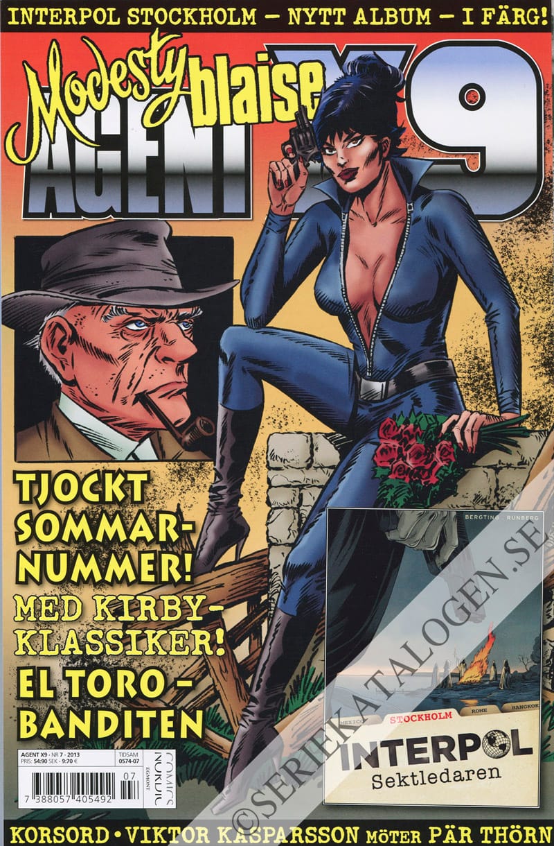 Framsida på Agent X9 #7 (2013)