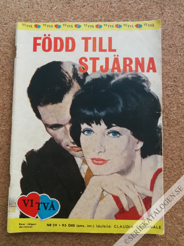 Framsida på Vi två-biblioteket #29 - Född till stjärna (1962)