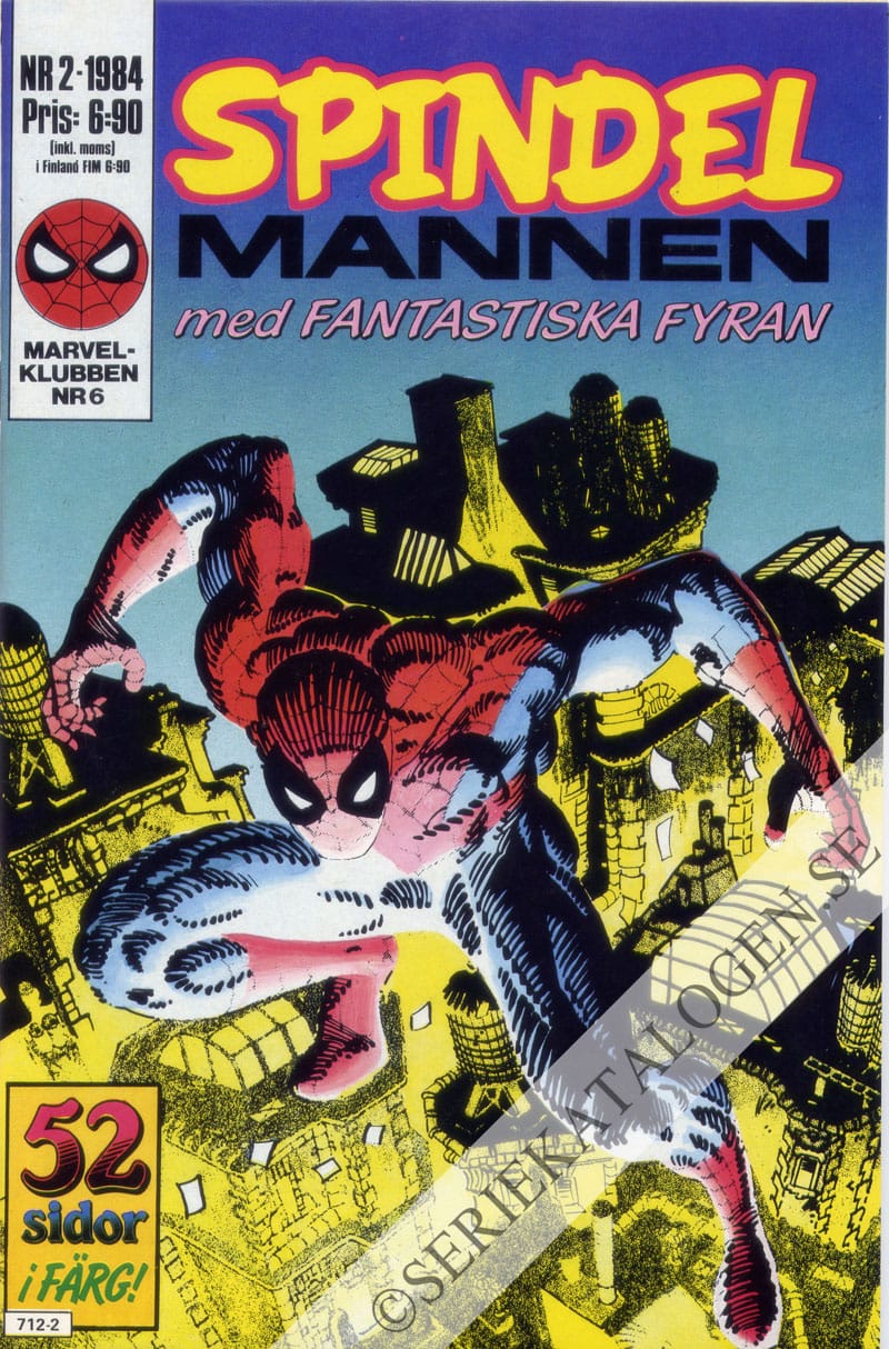 Framsida på Spindelmannen #2 (1984)