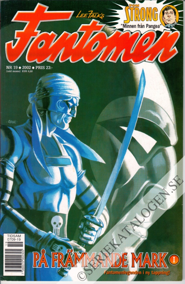 Framsida på Fantomen #19 (2002)