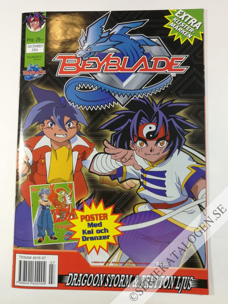 Framsida på Beyblade Decembernull (2004)