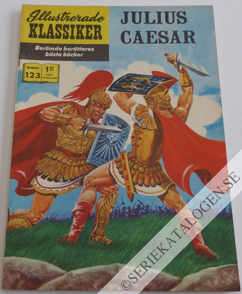 Framsida på Illustrerade Klassiker #123 - Julius Caesar (1961)