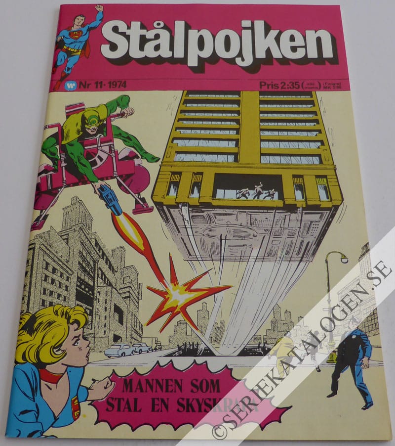 Framsida på Stålpojken #11 (1974)