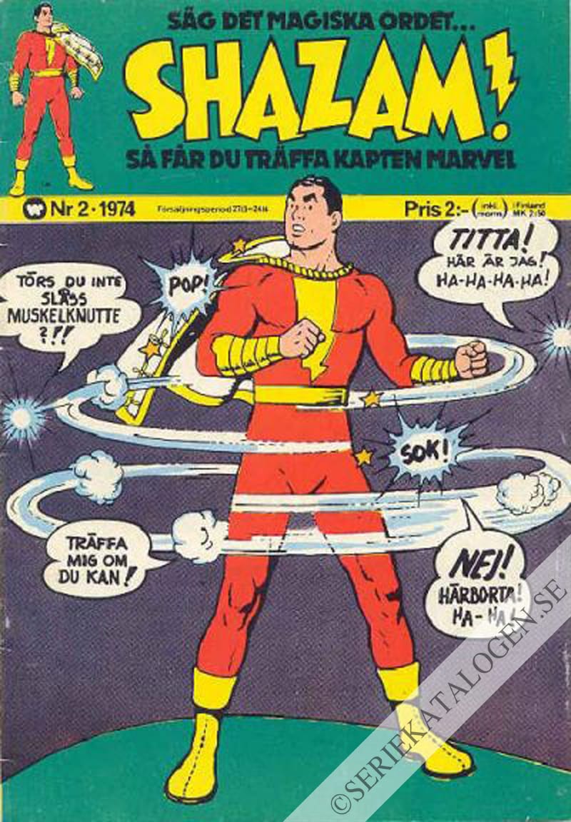 Framsida på SHAZAM! #2 (1974)
