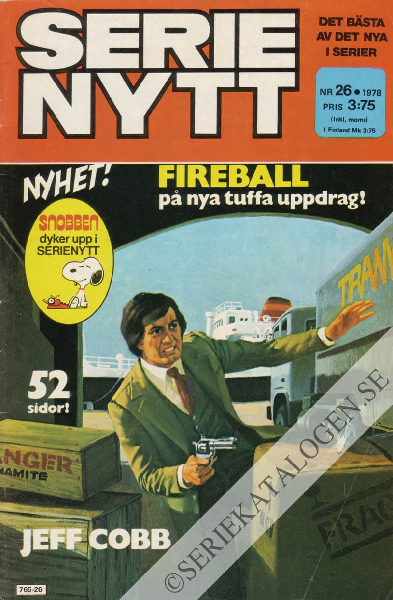 Framsida på Serie-Nytt #26 (1978)