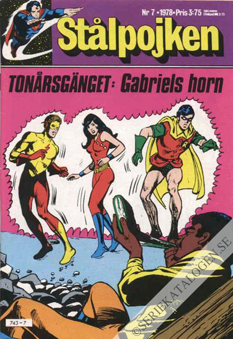 Framsida på Stålpojken #7 (1978)