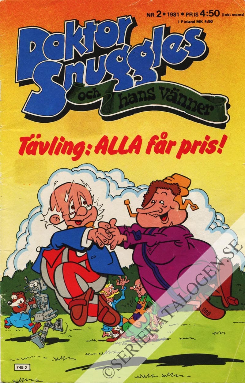 Framsida på Doktor Snuggles och hans vänner #2 (1981)