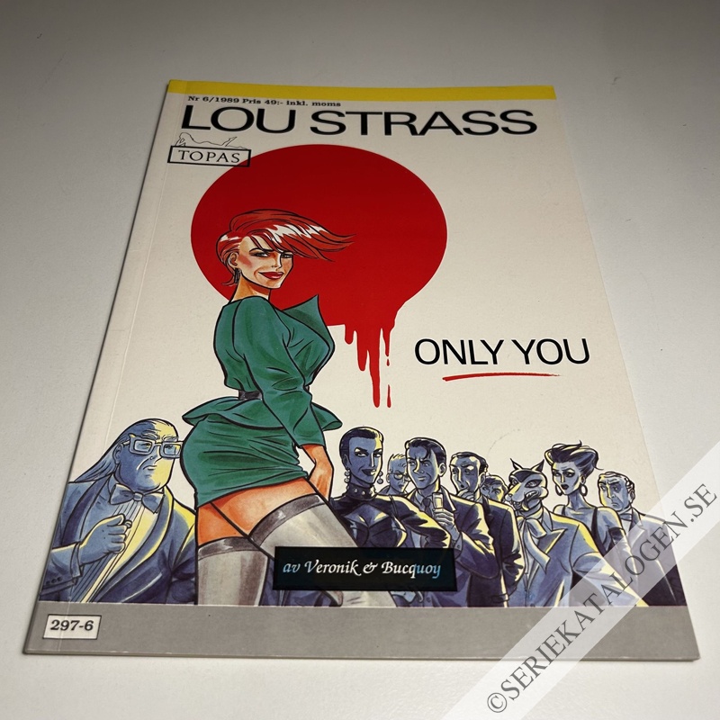 Framsida på Topas Lou Strass - Only you (1989)