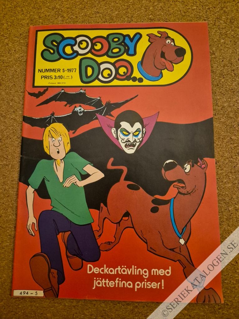 Framsida på Scooby Doo #5 (1977)
