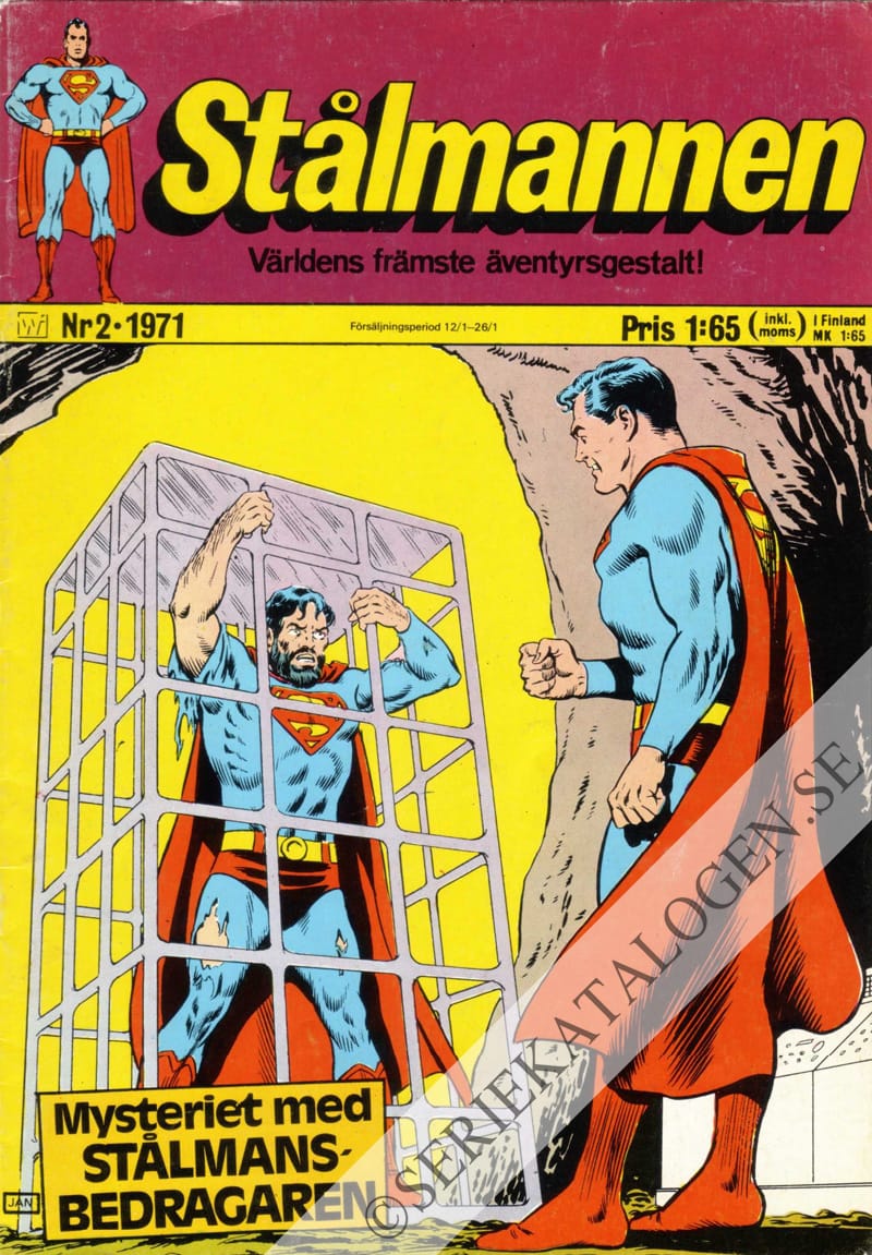 Framsida på Stålmannen #2 (1971)
