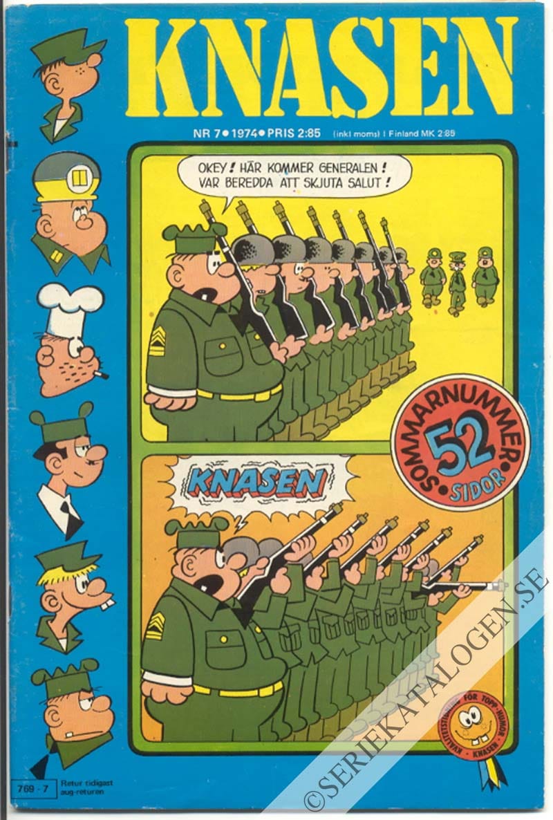 Framsida på Knasen #7 (1974)
