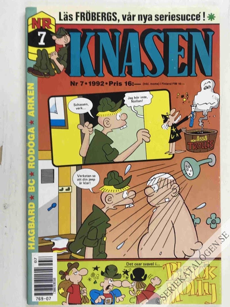 Framsida på Knasen #7 (1992)