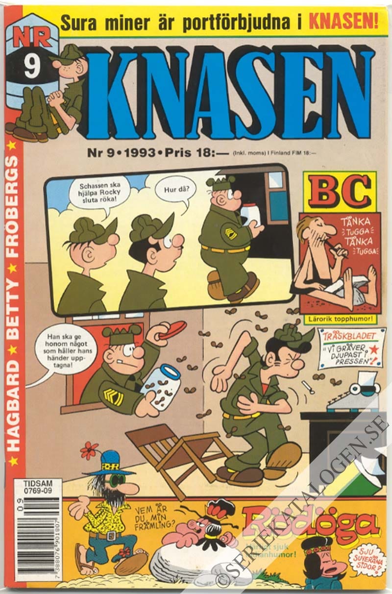 Framsida på Knasen #9 (1993)