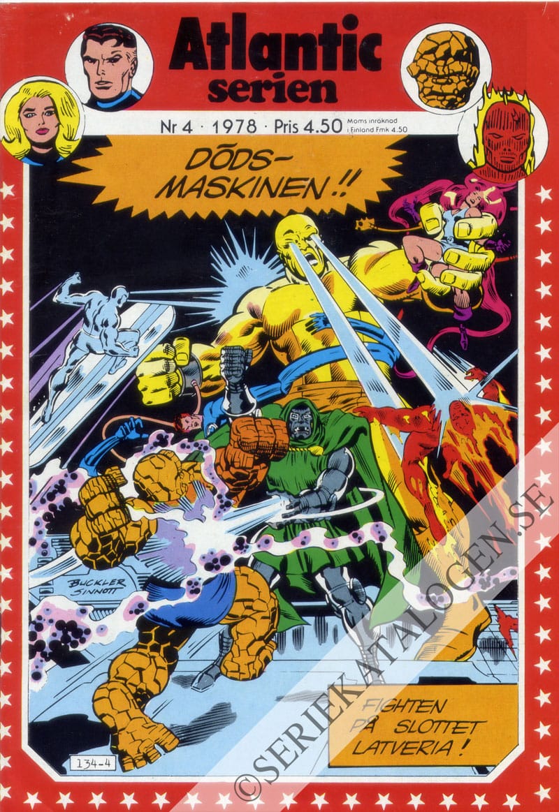 Framsida på Atlanticserien #4 (1978)