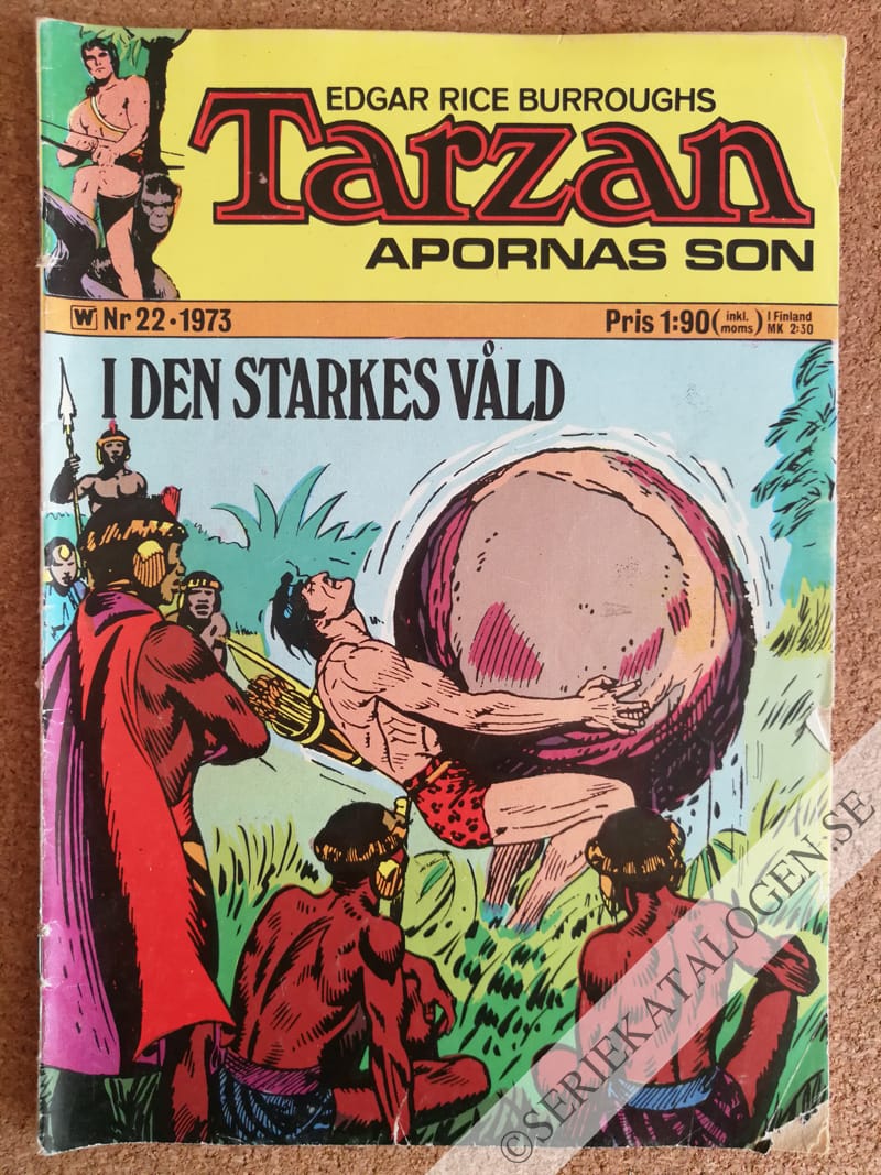 Framsida på Tarzan #22 (1973)