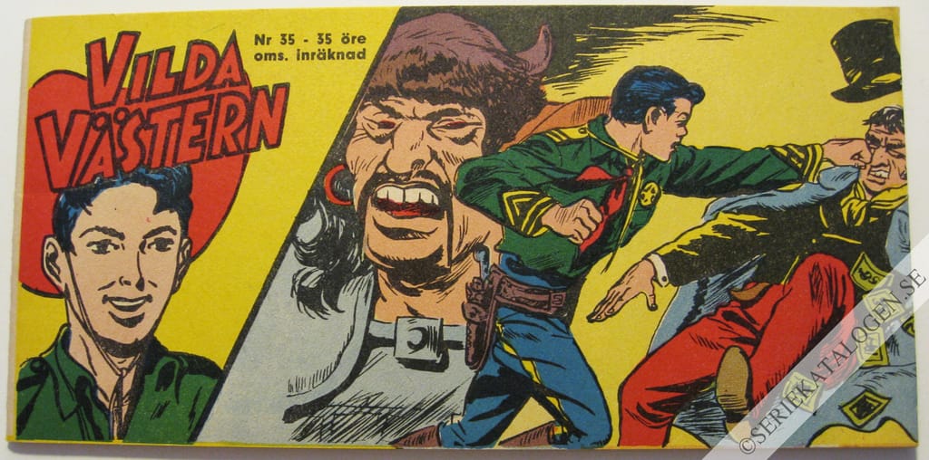 Framsida på Vilda Västern #35 (1962)