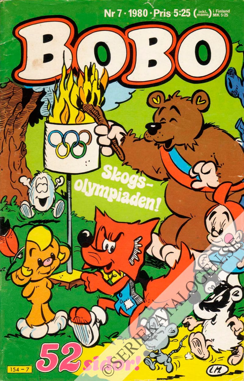 Framsida på Bobo #7 (1980)